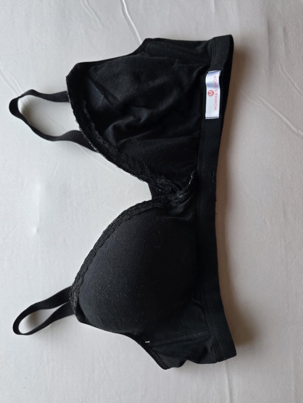 Momma's Shop Black Nursing Bra Size Large